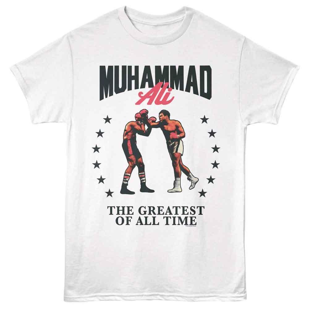 Muhammad Ali - In Stars - Adult Short Sleeve T-Shirt - White S