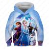 MINISO, Disney, Girl, Frozen, Sweatshirt, Anna, Elsa, Long Sleeve, Pullover, Autumn, Hoodie