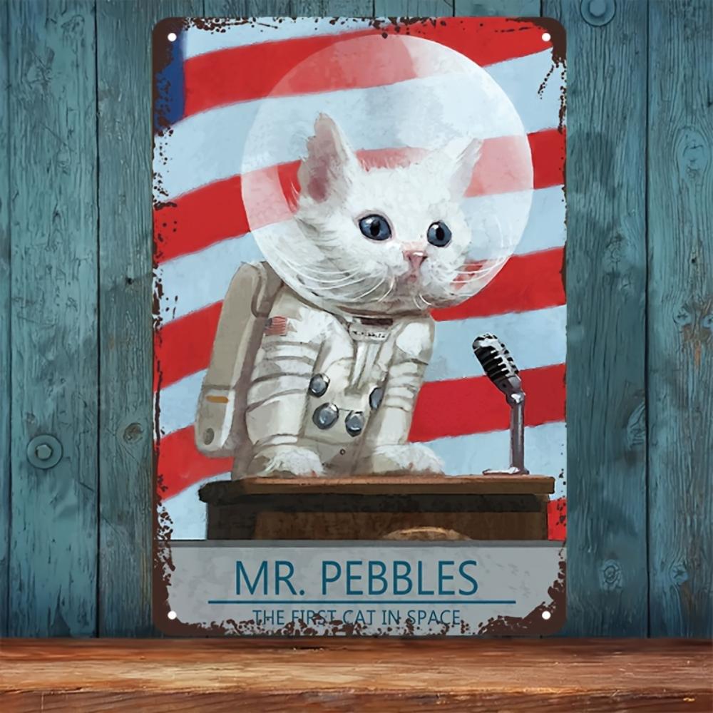 Room Decor F-Fallout Mr. Pebbles Vintage Metal Tin Sign, Aluminum Wall Art, Retro Home Decor for Bedroom, Garage, Man Cave, Bar