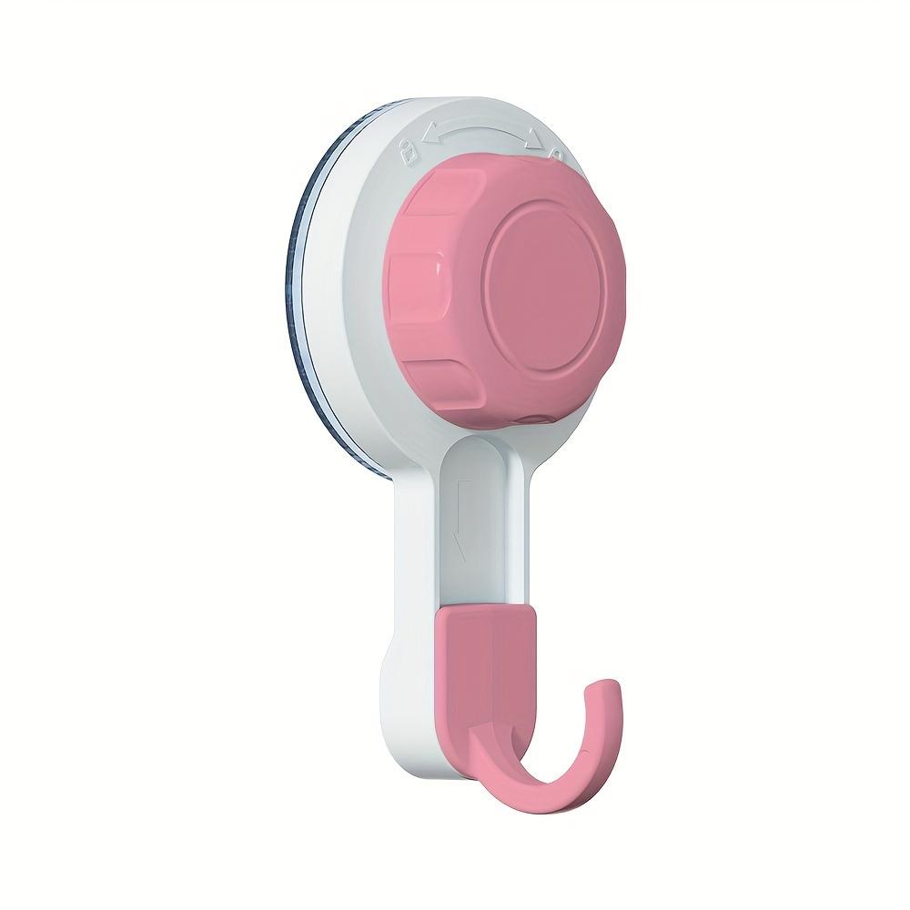 Fashion Wall-Mounted Utility Hooks - Strong Vacuum Suction Cup, Easy Install, No Hole, Heavy-Duty Plastic Organizer for Kitchen, Bathroom, Door
