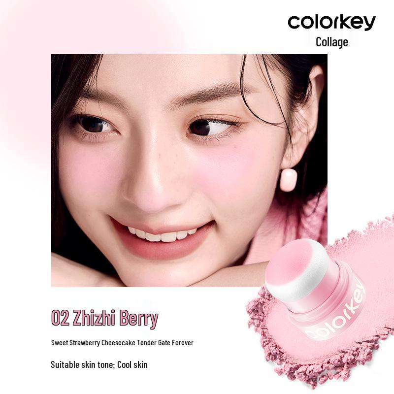 Палетка румян и хайлайтера Colorkey Pudding - Матовые тени для век и кремовый контур для женщин