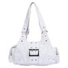 Spring and Summer Women's Leopard Print Washed Tote Bag, Multifunctional European and American Shoulder Bag, Fashionable Hand-held Crossbody Bag