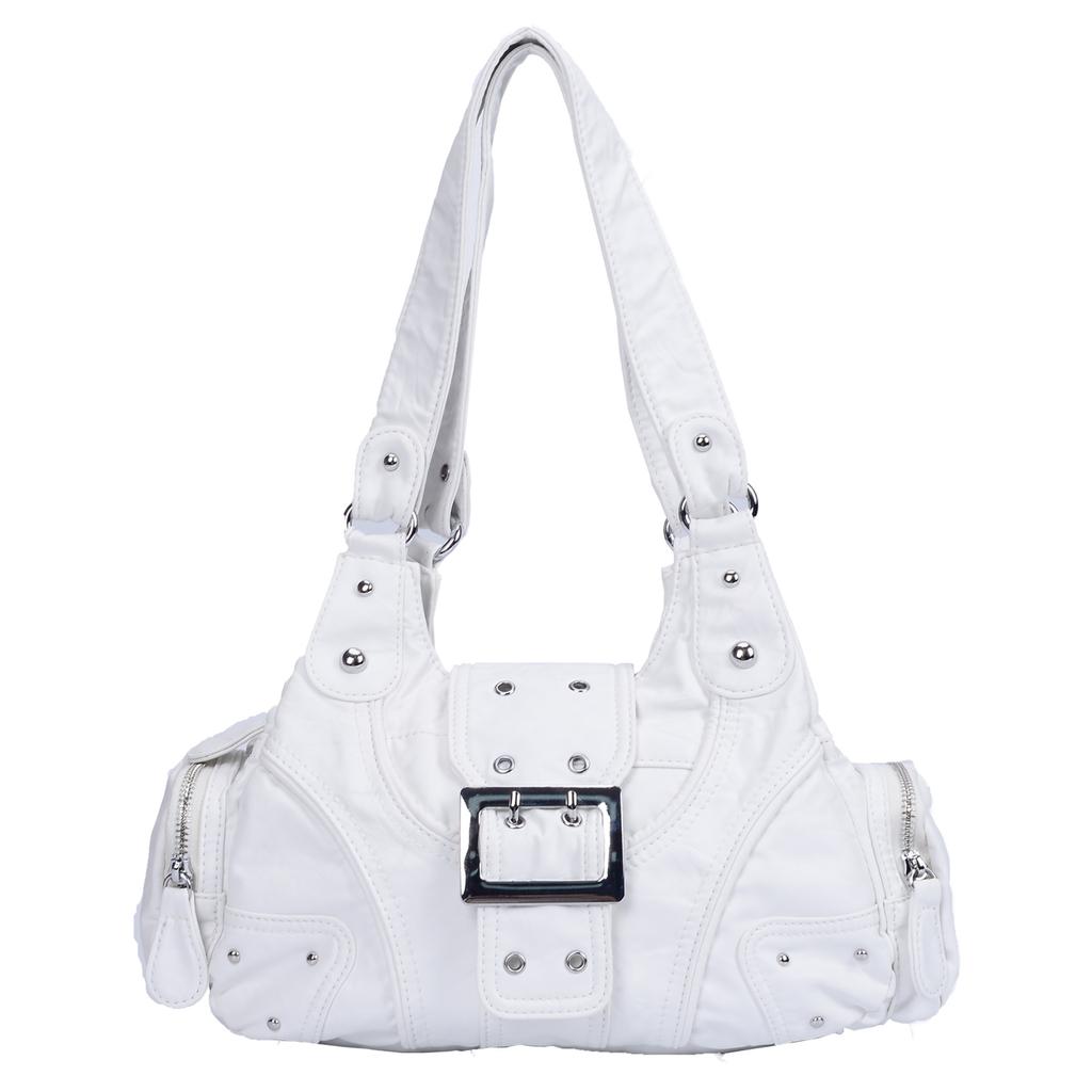 Spring and Summer Women's Leopard Print Washed Tote Bag, Multifunctional European and American Shoulder Bag, Fashionable Hand-held Crossbody Bag