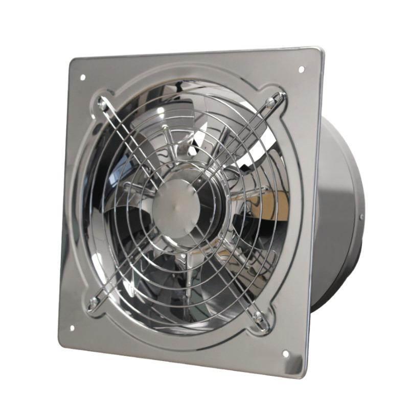 6/7/8inch Booster Extractor Exhaust fan Ventilation Pipe Fan for Bathroom Toilet Kitchen Wall Window Stainless Steel Fan