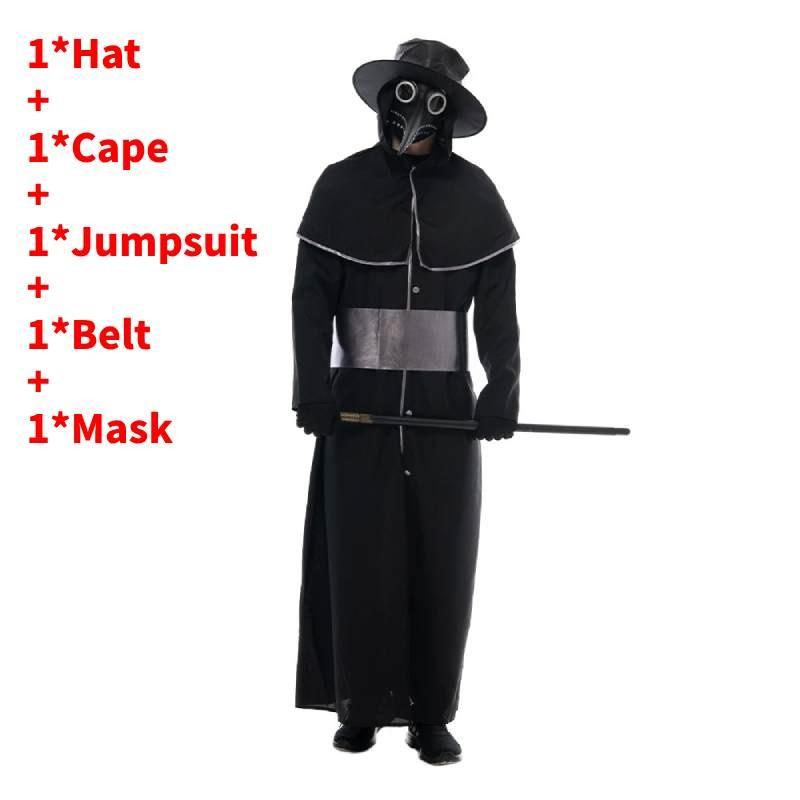 Средневековый Стимпанк Доктор Шнабель Маска Костюм Для Косплея И Тематических Мероприятий Male,L