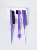 3 pcs Comb Set for Teasing, Edge & Back Brushing Rat Tail Edge Combs for Styling Women's & man Hair