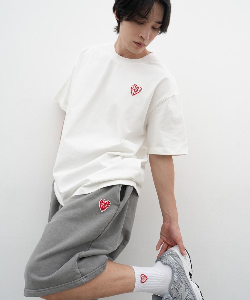 Deomati Mati Heart Wappen Tee - White