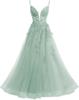 Evening Dress French Suspender Long Lace Fluffy Ball Dress Back Strap Dress Long Dress