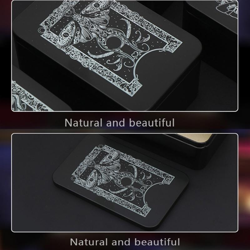 Boîte Tarot Rectangle Rangement Cartes à Jouer Boîte Rangement Bijoux Boîte d'Emballage