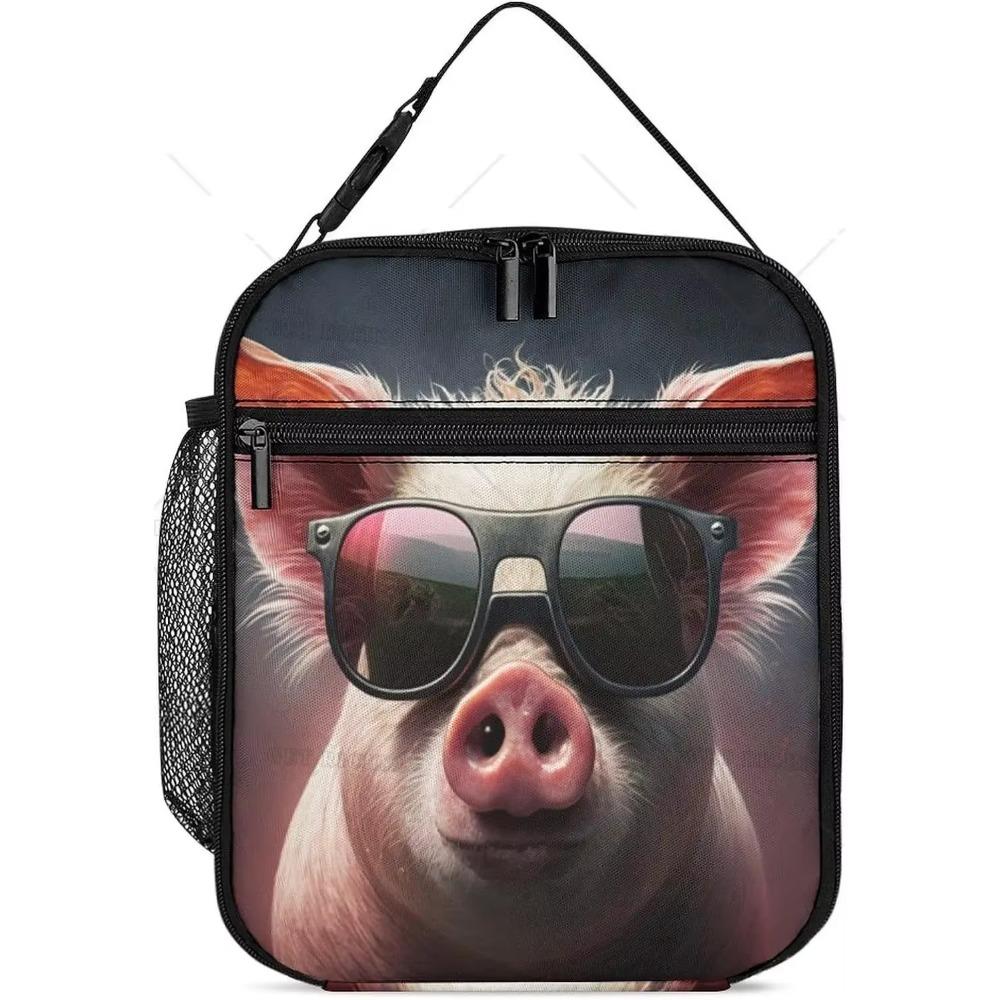 Animal Lion Cooler Insulated Lunch Bag for Women Men Adults Portable Reusable Laige Capacity Cool Bag Lunch Box for Work