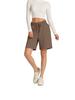 2025 Summer High Waist Drawstring Solid Color Casual Women's Shorts - Loose & Versatile Sporty Style