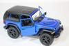 KiNSMART - Jeep Wrangler Rubicon Off-Road 4x4 5-Inch 1:34 Scale Diecast Model Replica Toy Car (Blue Hardtop)