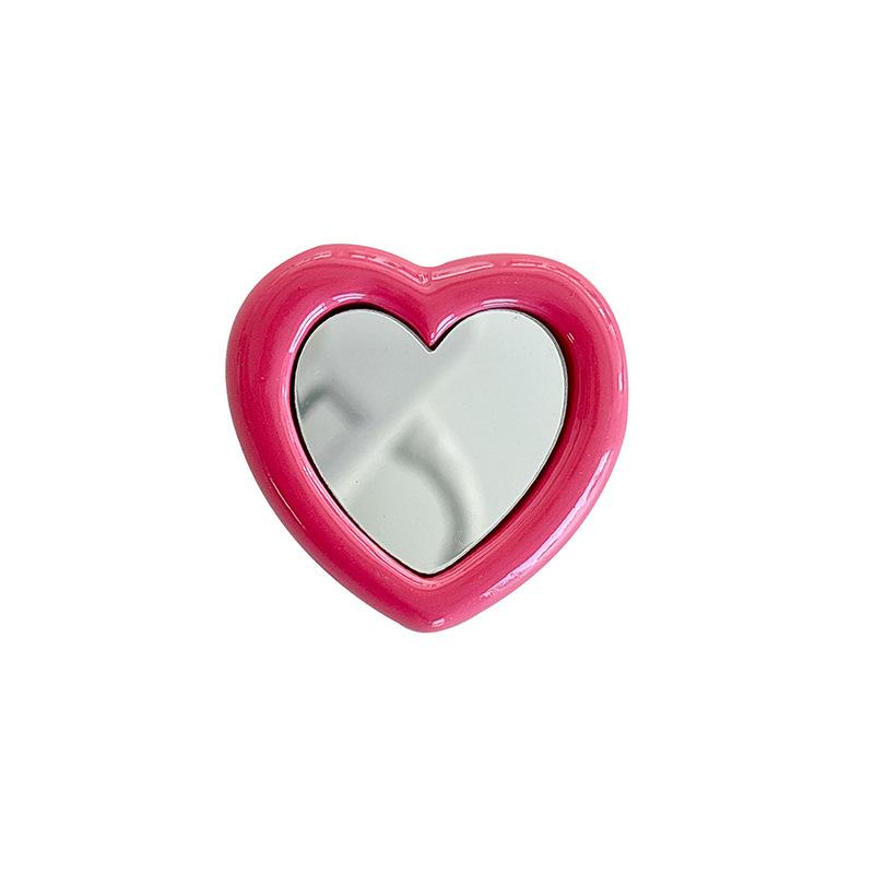 Mobile Phone Airbag Holder, Love Mirror Back Sticker, Retractable And Portable Portable Desktop Watching Drama Stand, Niche Creativity
