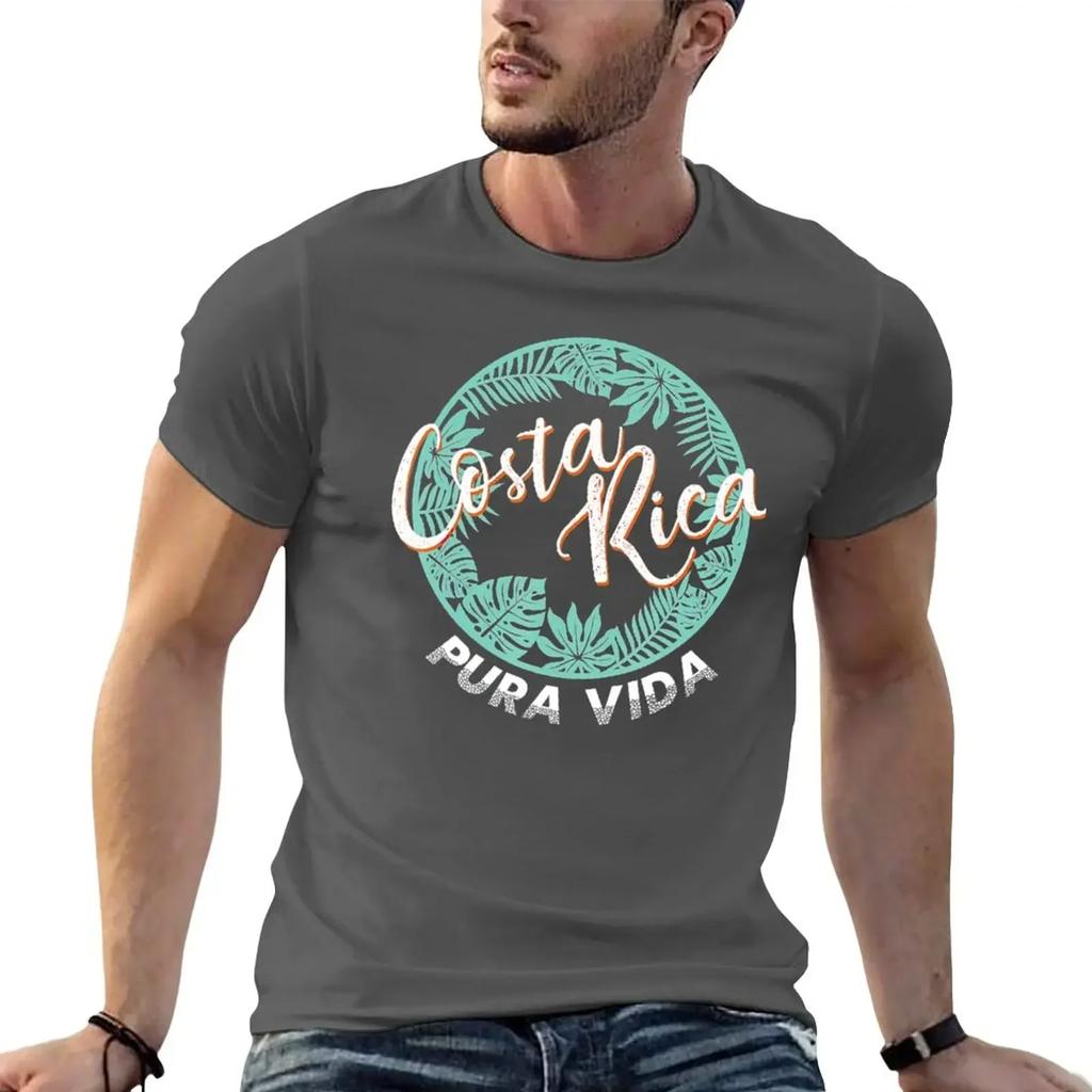 funnys vintage graphics mens t shirts pack Costa Rica Pura Vida Beach,Travel Costa Rica Pura Vida T-Shirt printing t-shirt
