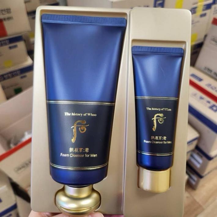 The history of whoo Gongjinhyang Cleansing Foam Special Set for Men / Moisturizing, Korean Cosmetics, Kbeauty