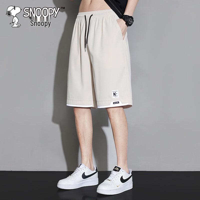 Snoopy Men s Summer Casual Sport Shorts XL