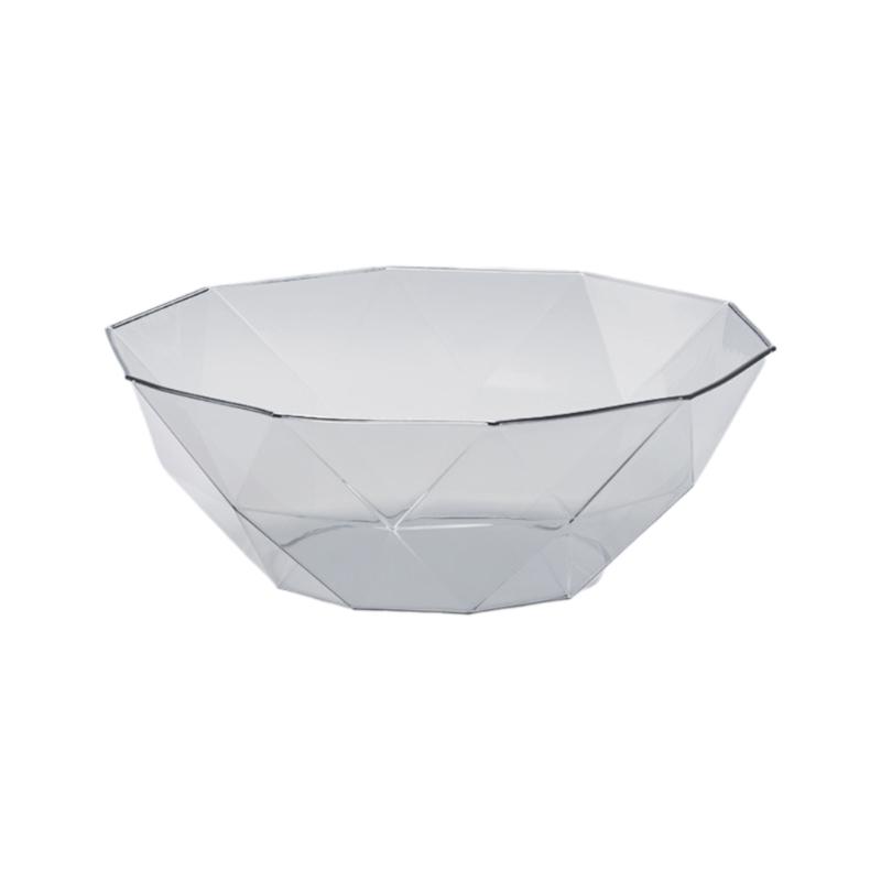 Irregular Desktop Fruit Bowl Basket Geometric Snacks Candy Storage Holder Transparent Fruit Plate Table Sundries Dropshipping