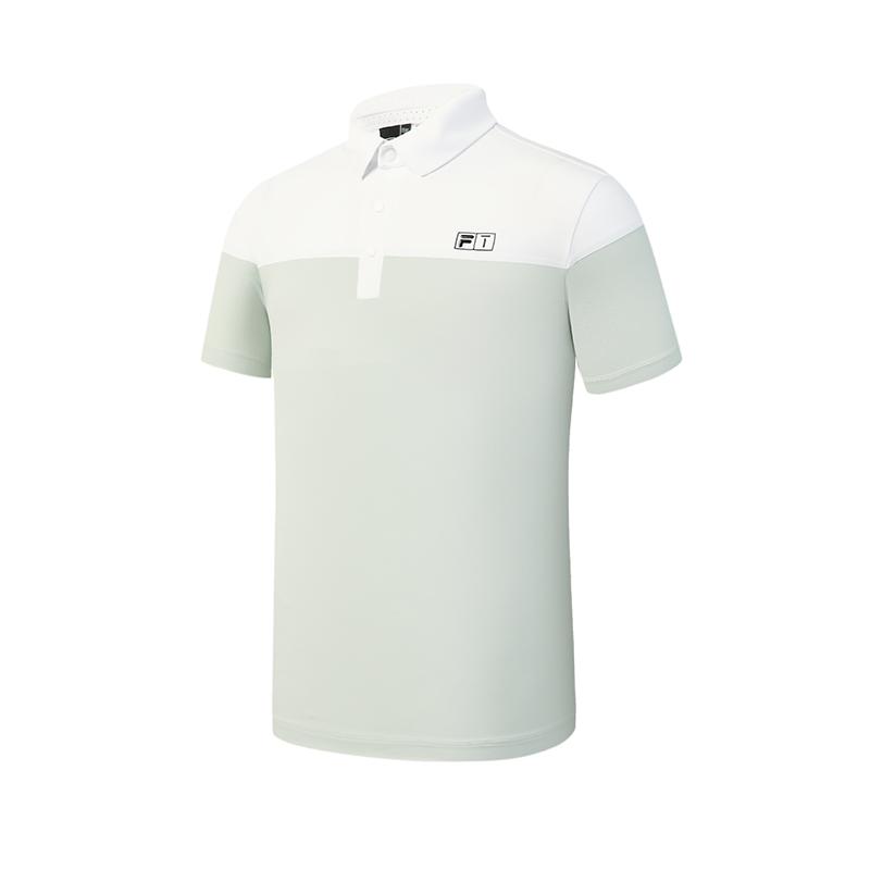 

Серия FILA Golf Модный Простой Классический Базовый Спортивный Повседневный Удобный Прохладный на ощупь Вязаная Рубашка-Поло с коротким рукавом Мужские топы A11M625120FGY L