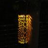 Solar-Powered Iron Lantern: Waterproof Garden Pendant Light for Outdoor Decoration