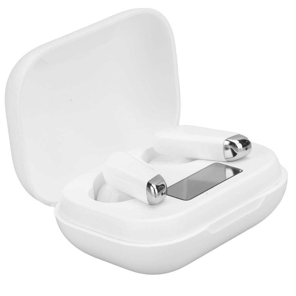 BTJ70 TWS Bluetooth 5.0 Headset Dual Ears Noise Reduction Earbuds Touch Control Earphone(White )