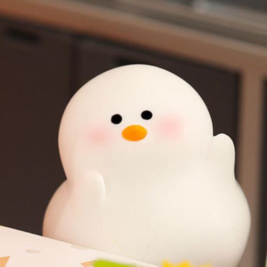 Mini Goose Figurine Tiny Miniature White Goose Small Cute Resin Animal Statue for DIY Crafts Lawn Yard Decor Dollhouse