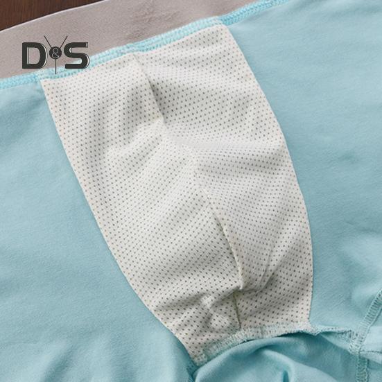 Men Boxer Underwear Mid-rise Elastic Waistband Letter Print Shorts Briefs U-Convex Breathable Panties Daily Wear
