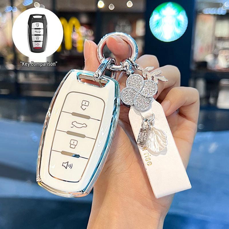 Key Cover for 2024 Haval Big Dog: Fits 23mm Chitu H6, 22mm New H9 Buckle, 19mm Old M6 Case - Simple Design