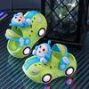 Children's Slippers Summer Girls Baby Car Shiny Light Indoor Soft Sole Non-Slip Sandals Boys Egg Cartoon Clog Shoes