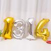 Gold Number Balloons 40 Inch Foil Balloon Adult Kids Birthday Anniversary Decoration Party Gold 0 1 2 3 4 5 6 7 8 9 Balloon