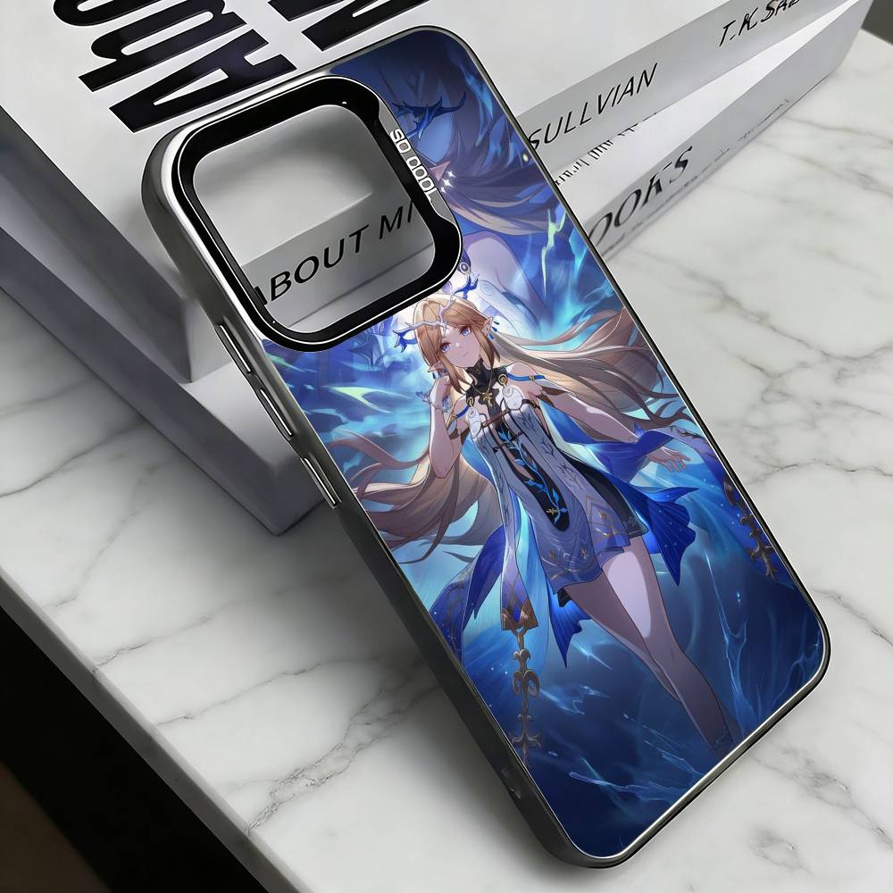 

Wuthering Waves Phone Case For iPhone 17,16,15,14,13,12,11 Plus,Pro Max,XS,Colorful Silver Black Cover iPhone15