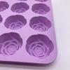 12 Grids Silicone Rose Ice Mold, Creative Party Ice Cube Mold, Easy Demoulding, Home-made Mold