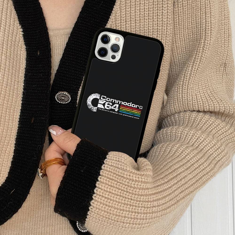 

C-Commodore 64 PC+TPU Shockproof Protective Phone Case For IPhone17 14 15 16 Pro Max 13 12 11 17 Air iPhone 13 pro