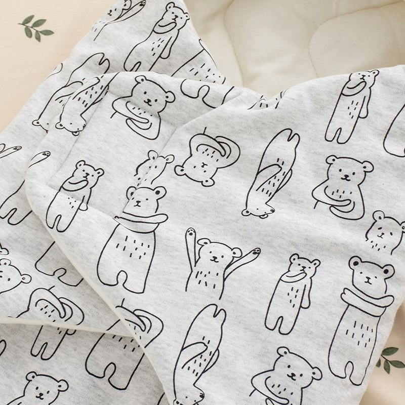 Infant Swaddle Sleep Sack With Cotton Padding Newborns 0-12 Months Winter Warm Security Wrap
