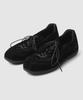Wetheroad Wtrd3116-1 Lazy Suede Racing Sneakers Washed Black