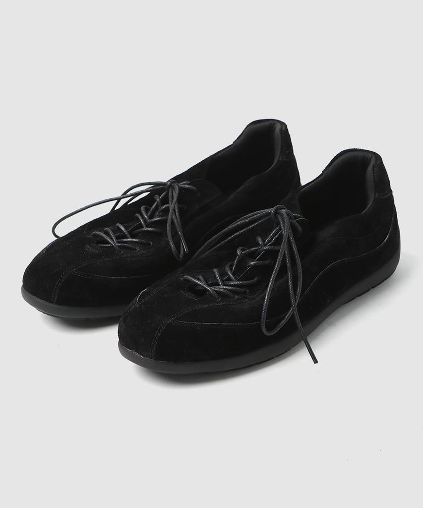 Wetheroad Wtrd3116-1 Lazy Suede Racing Sneakers Washed Black