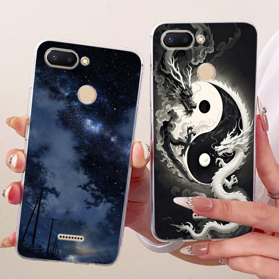 For Xiaomi Redmi 6 6a 6 Pro / Xiaomi Mi A2 Lite Phone Case Luxury Flower Butterfly Cartoon Bow Pattern Soft Silicone Back Cover