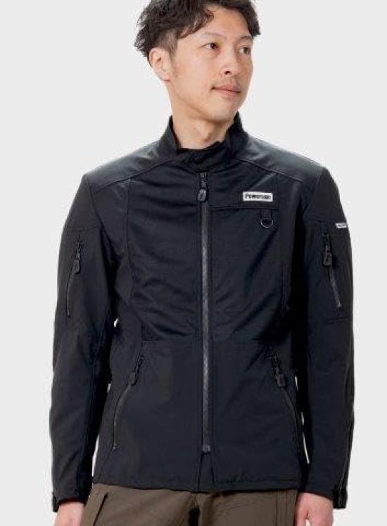 [Power Age] Motorradjacke PJ-25111 Herren Schwarz Größe L