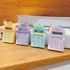Key Ring Mini Calculator Milk Tea Pocket Calculator Portable Calculator Keychain  School Supplies