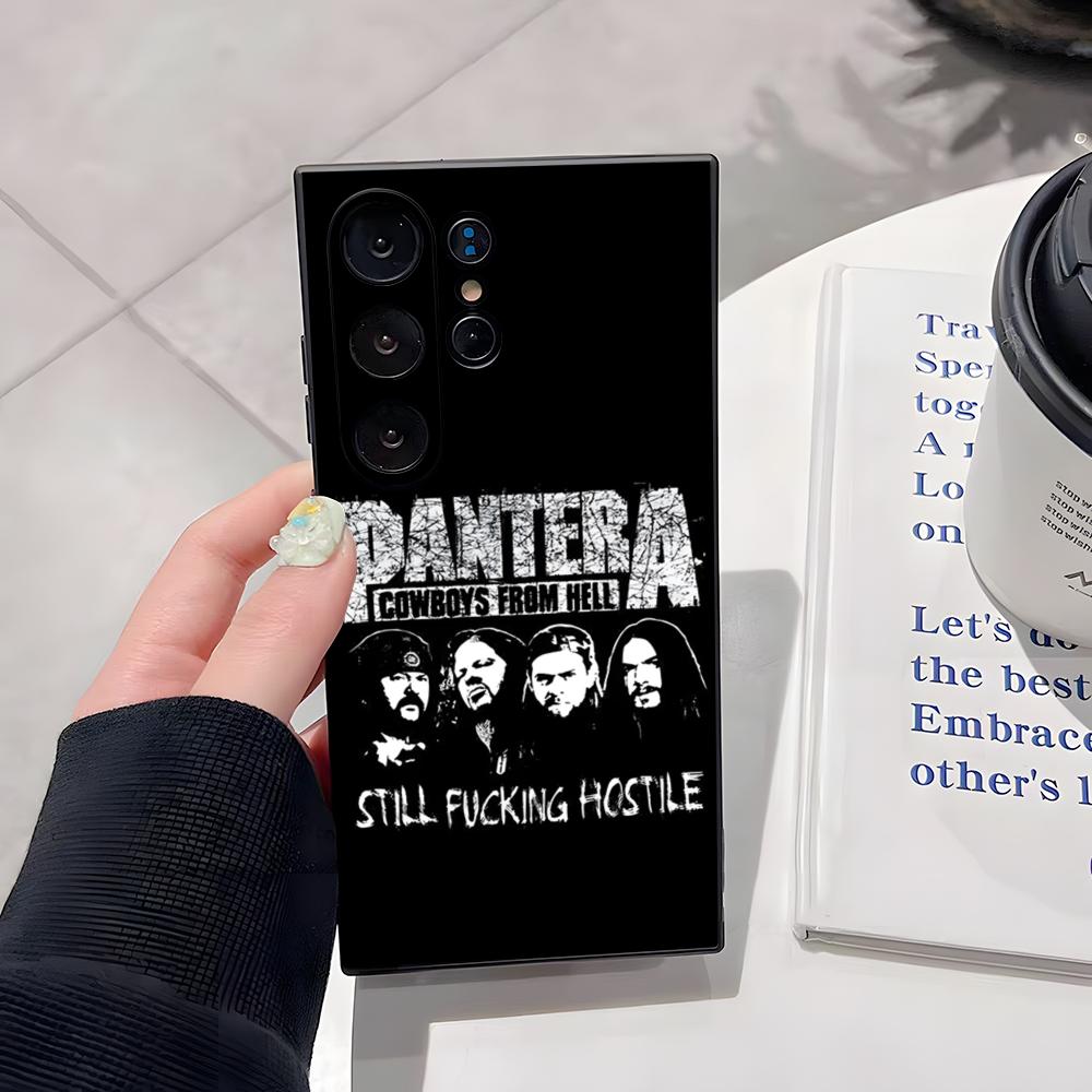 Pantera Ritual Metal Band Phone Case For Samsung S26 Ultra S25 Edge Ultra S23 S22 S21 S20 Ultra Plus S24 Fe Cover