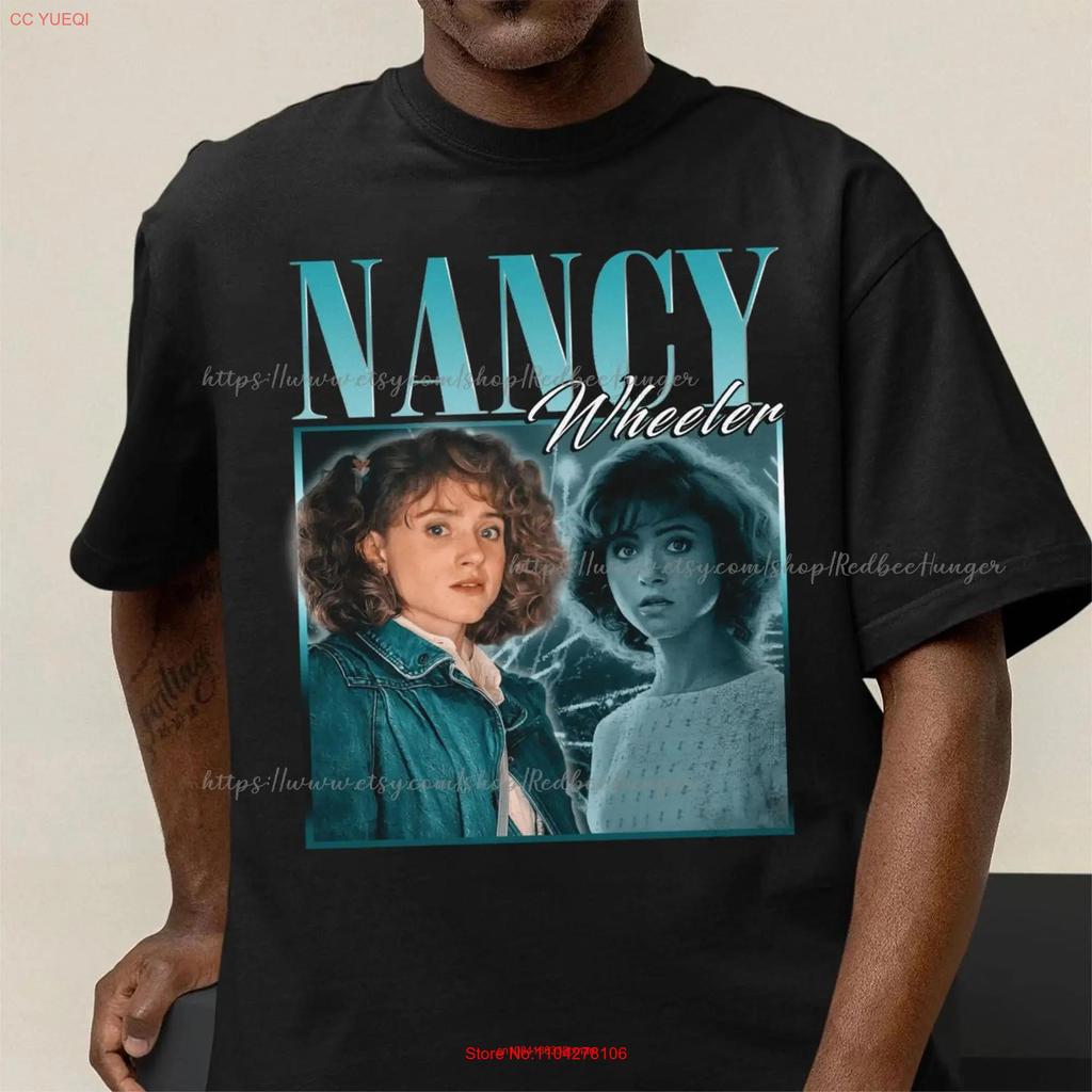 Nancy Wheeler Retro 90s T shirt Homage SweaT Merch long or short sleeves