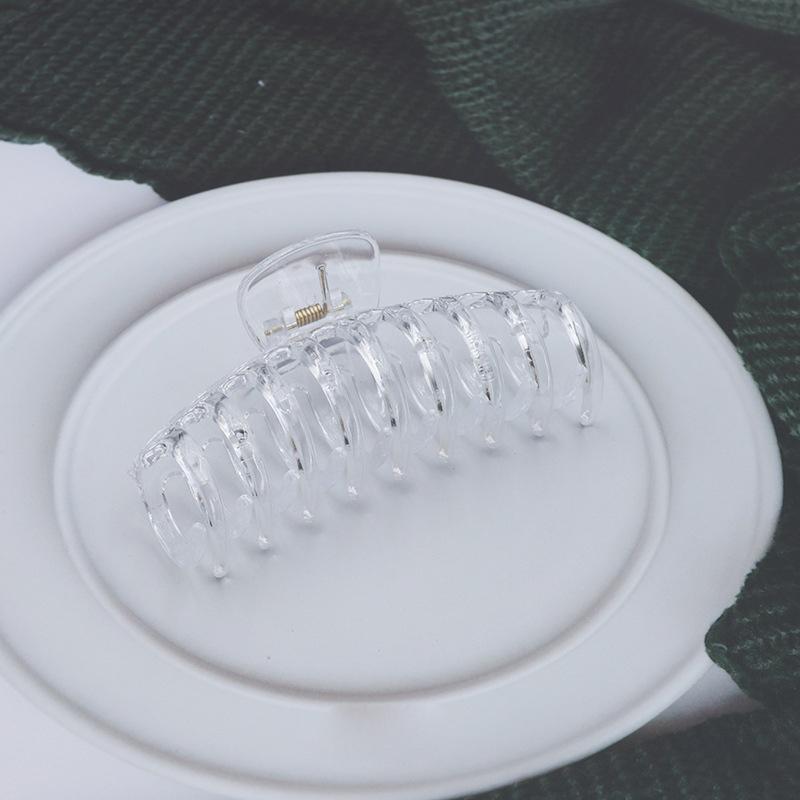 New Large Size Hair Claws for Women Claw Clip Korean Headdress Soild Color Crab Hair Clip Hairpin Fashion Hair Accessories