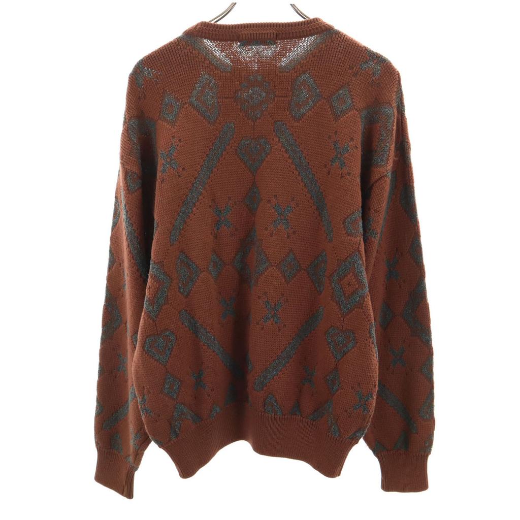 YVES SAINT LAURENT 90s Old Overall handle Long sleeve sweater M knit Men's Used
