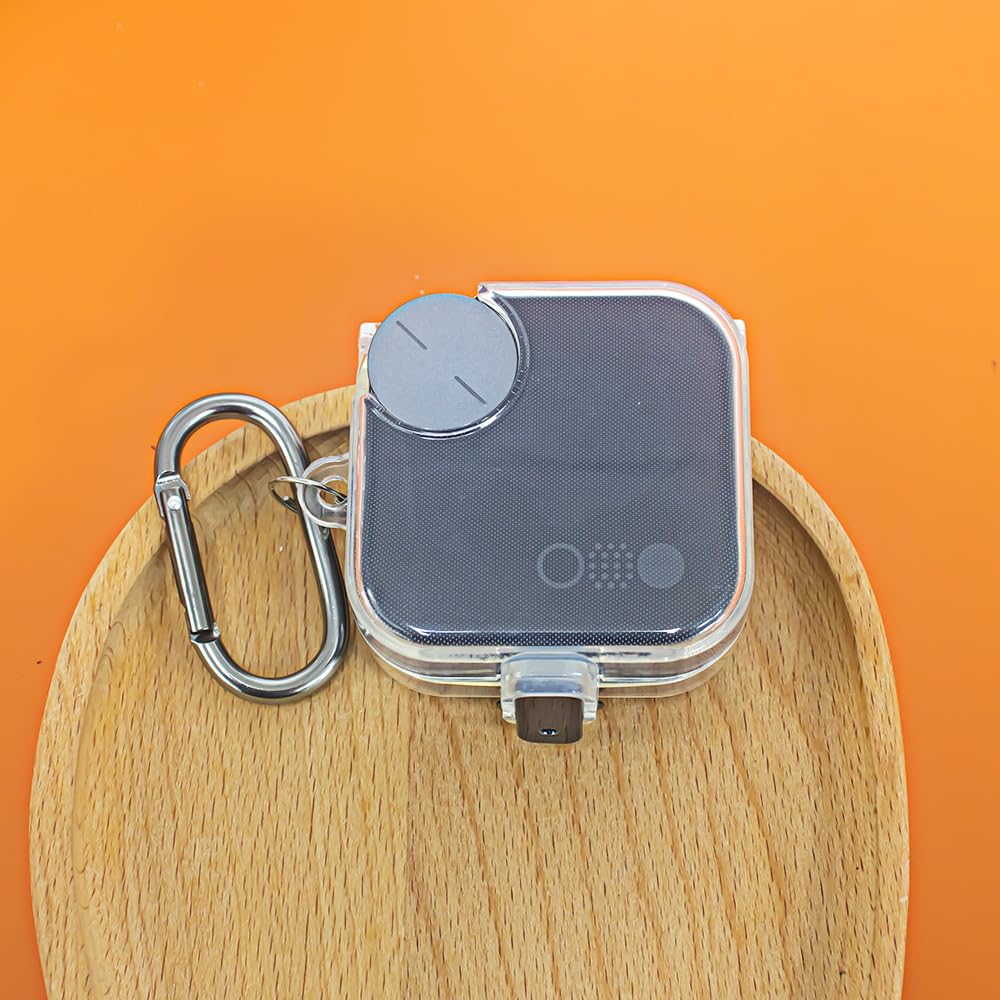 FINON for CMF by Nothing Buds Pro 2 Case, Earphone Case with Strap, Stylish and Simple Clear Case (Clear)