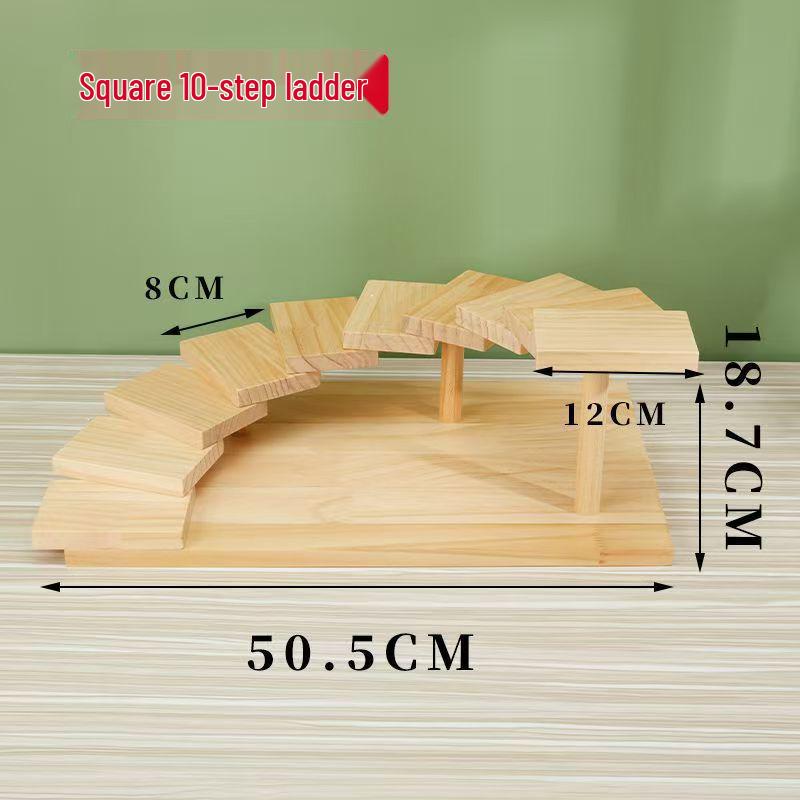 Artistic Wooden Tiered Platter for Sushi, Barbecue, and Hot Pot - Creative Restaurant Tableware Dish Plates