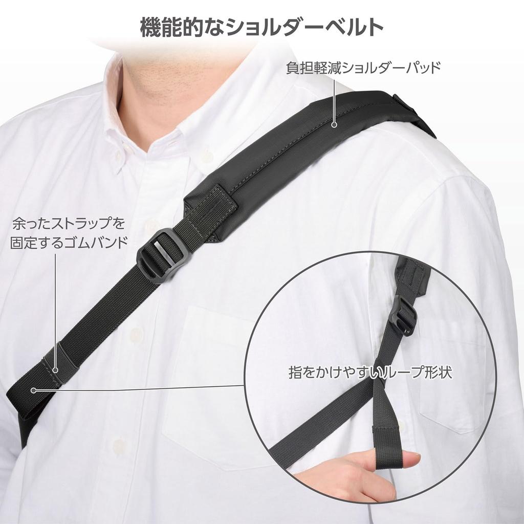 Hakuba HAKUBA Camera Case Plus Shell Stream Shoulder Bag 6 AZ Black 6L Lightweight 4977187005912 Water-Repellent AMZSP-STSB6BK