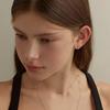 Lewe [6mm+10mm Pearl Earrings Included] Repeat Heart Necklace