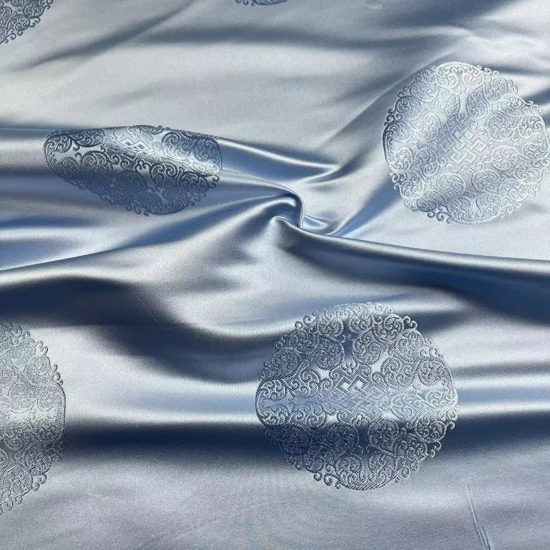 Tang-mounted Majia Mongolian Robe Jacquard Brocade Fabric Tibetan Robe Film and Video Decorative Cushion Pillow Group