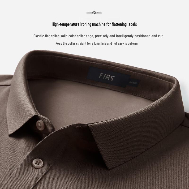 Shanshan Men's Light Luxury Silk Polo Shirt