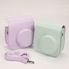 Lightweight Protective Case PU Leather Camera Case Wear Resistant Solid Color Protective with Shoulder Strap for Mini 12