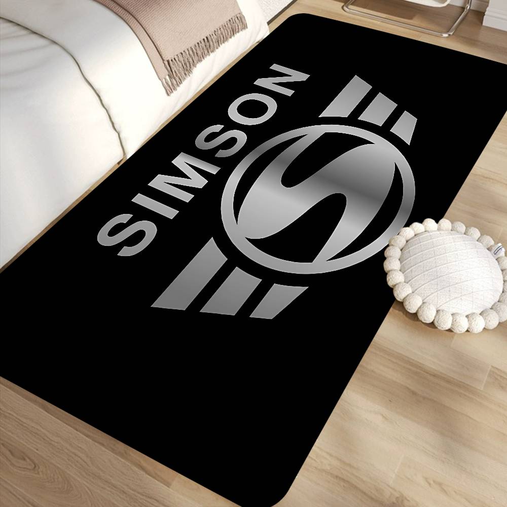 Motorcycle S-Simsons Kitchen Mat Cheaper Anti-slip Modern Living Room Balcony Printed Modern Home Decor